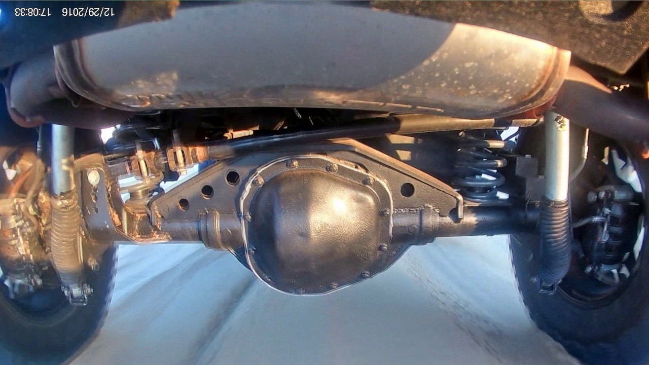 Axle swap 1 tone Driveshaft touching fuel tank YouTube