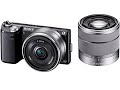 Get Sony Digital SLR Camera NEX-5 Double Kit Black NEX-5D/B Slide