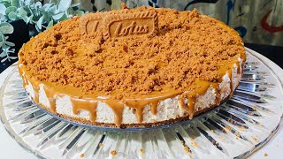 طريقة عمل  تشيز كيك  اللوتس الرائعة  Lotus Cheese Cake