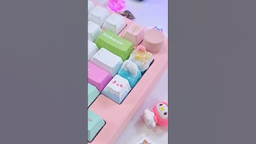 Artisan Keycaps from Inkey #mechanicalkeyboard #artisankeycaps #cozygaming #cozysetup