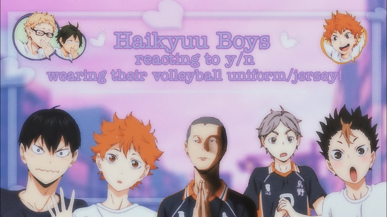 [ Pt. 1 ] Haikyuu Boys Reacting To Y/n Wearing Their Volleyball Uniform/Jersey • Haikyuu Texts 🏐