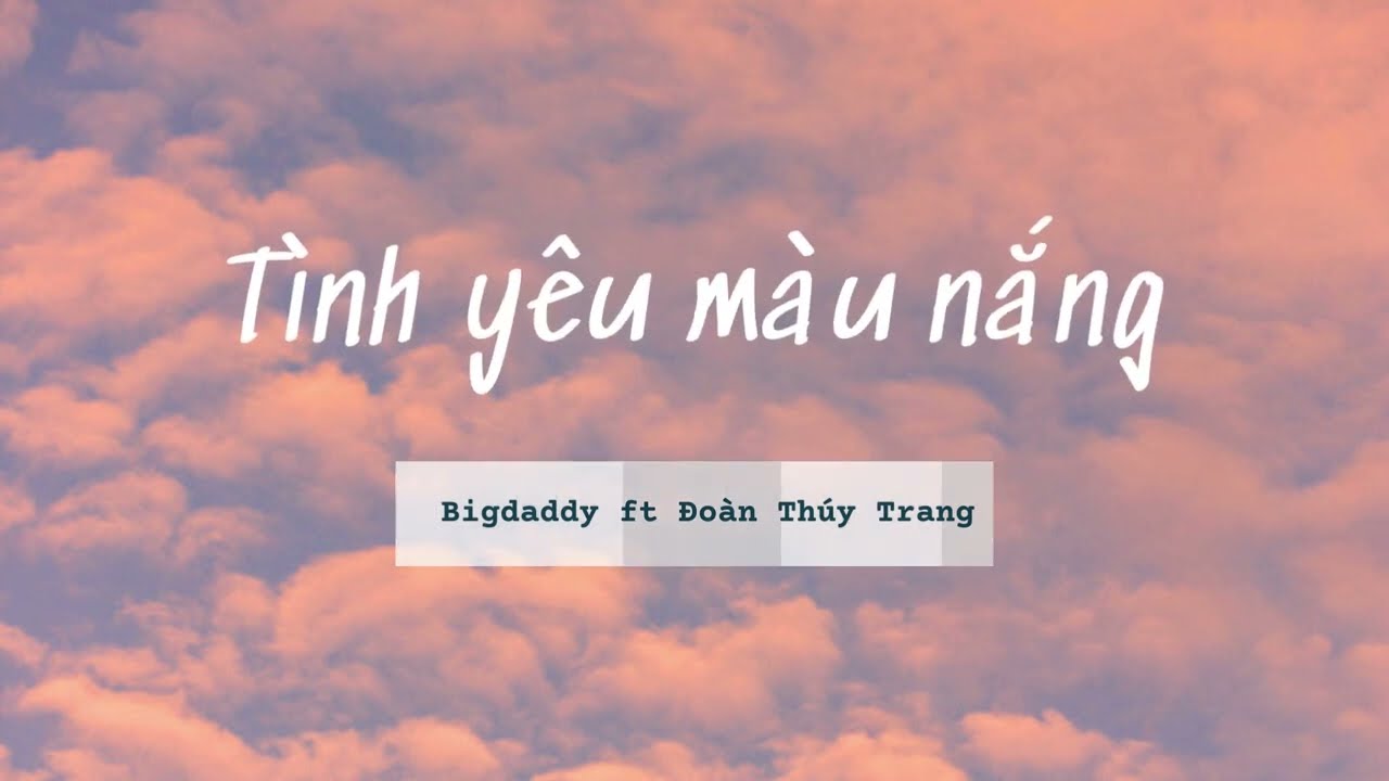 TNH YU MU NNG   on Thy Trang ft Bigdaddy Lyrics