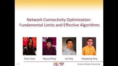 Network Connectivity Optimization: Fundamental Limits and Effective Algorithms