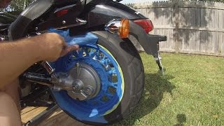 Blue blaze Plasti dip rims