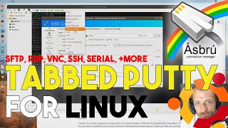 BEST Linux Tabbed SSH Connect Manager { ASBRU CONNECTION MANAGER } screenshot 5