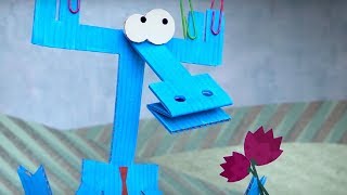 Бумажки -Сборник серий 1-10  - мультфильм про оригами для детей