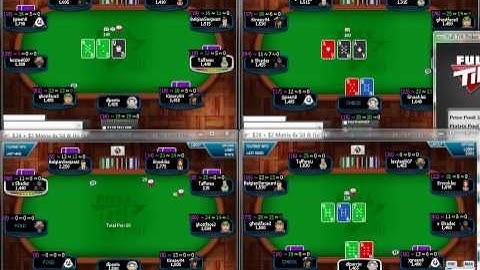 The Matrix Reloaded Full Tilt Poker dlperrio #18  PART 1/5