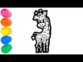 Як намалювати веселу Жирафу
