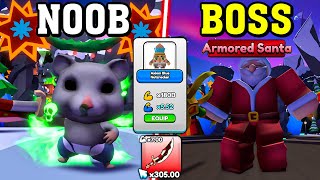 I DEFEAT New FINAL BOSS Of FROZEN LAND In Pull A Sword Roblox!