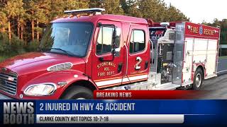 Highway 45 Accident Injures Two