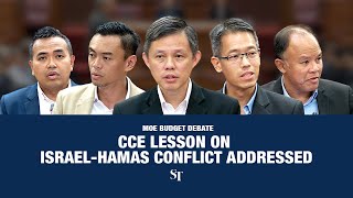 [FULL] Chan Chun Sing addresses backlash, feedback on Israel-Hamas CCE lesson