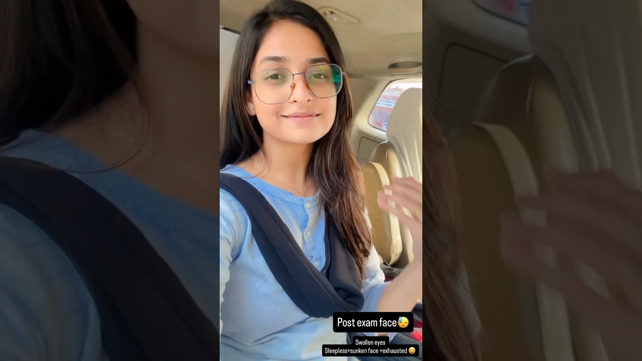 Post Exam Face 😄 Sheetal Patra