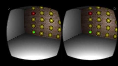 VR "whack-a-mole" game