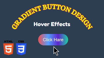 Animated Gradient Button using HTML and CSS | CSS Hover Effects