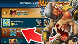 I TRIED GETTING TOP 3 IN MONSTER LEGENDS COLLESEUM - STONE ARENA GAMEPLAY screenshot 4