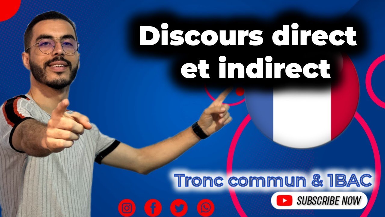 Discours direct et indirect (le verbe introducteur au présent)