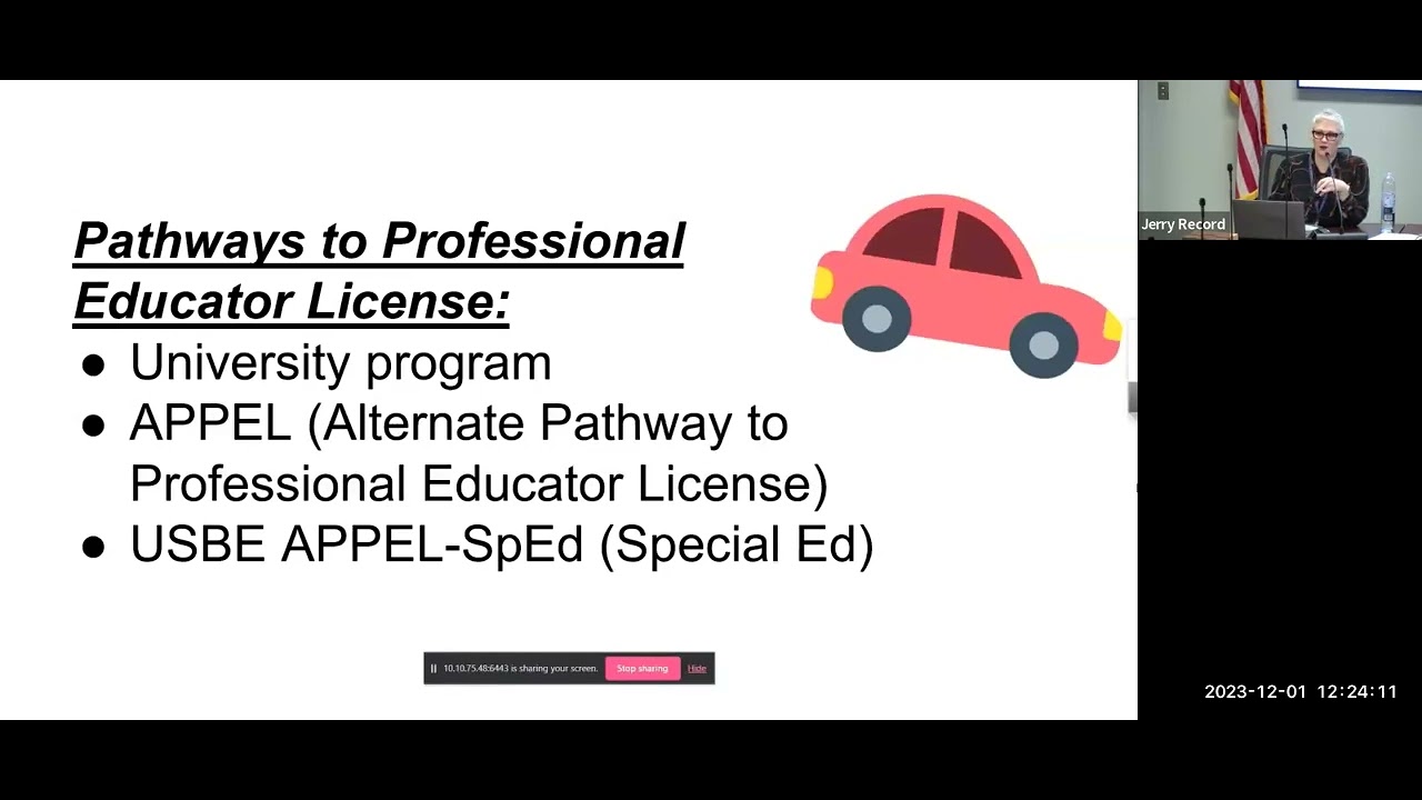 20231201 Educator Licensing Overview