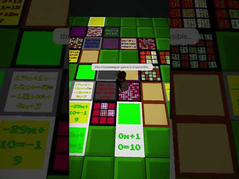 Insane man plays Isaac's Minesweeper algebra ultimate mode.