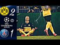 Borussia Dortmund Vs PSG || 2-1 || UCL Highlights 2019-20 || Erling Haaland Masterclass