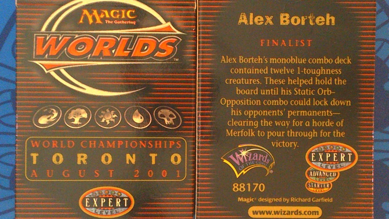 マジック：ザ・ギャザリング Magic: The Gathering Worlds 2001 Deck do Campeonato Mundial de Magic Worlds 2001 - Finalista Alex