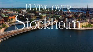 FLYING OVER STOCKHOLM | Great for Studying (4K) With Relaxing Sounds & Music screenshot 4