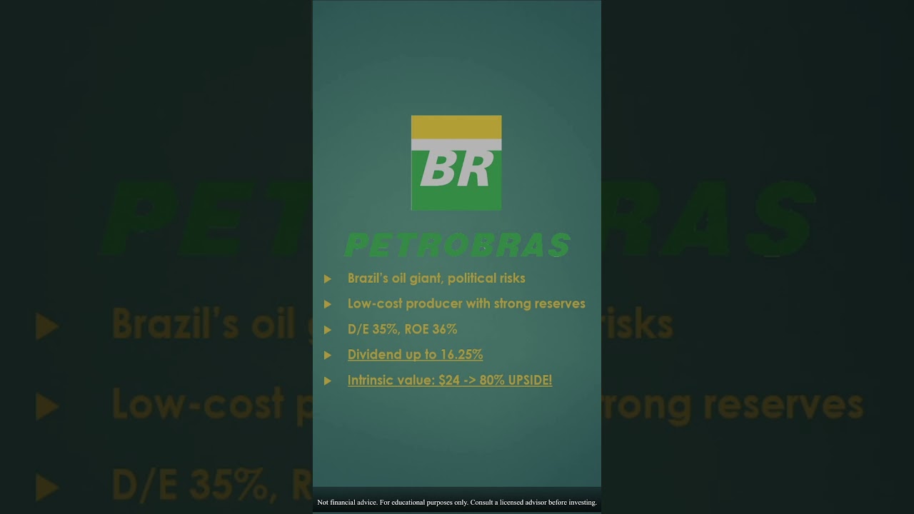 16% dividend + 80% upside? Petrobras! 