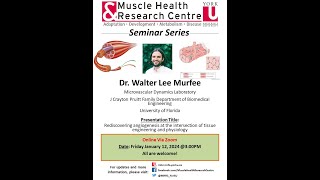 MHRC Seminar with Dr Walter Lee Murfee January 12, 2024