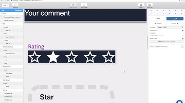 Component Library in Pagedraw - Star Rating Component