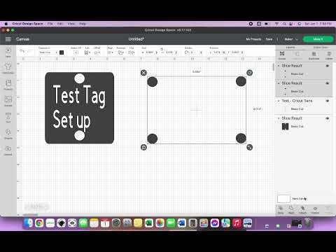 How to slice, flatten, and create a print then cut in Design space
