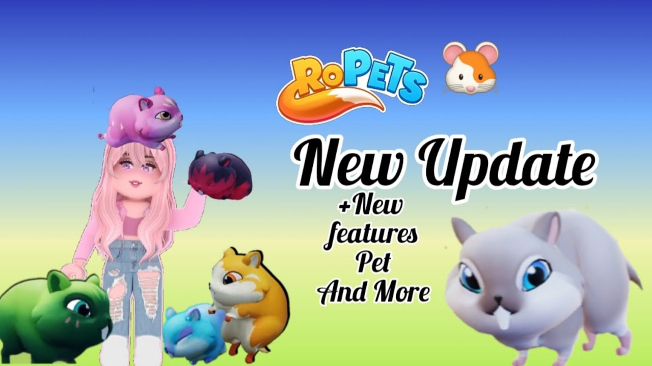 New Update in Ropets Game +New features,Pet Hamster🐹 And More