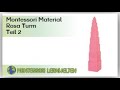 Anleitung zur Materialarbeit: „Rosa Turm“ von Montessori / Ideen/Vorschläge/Gedanken