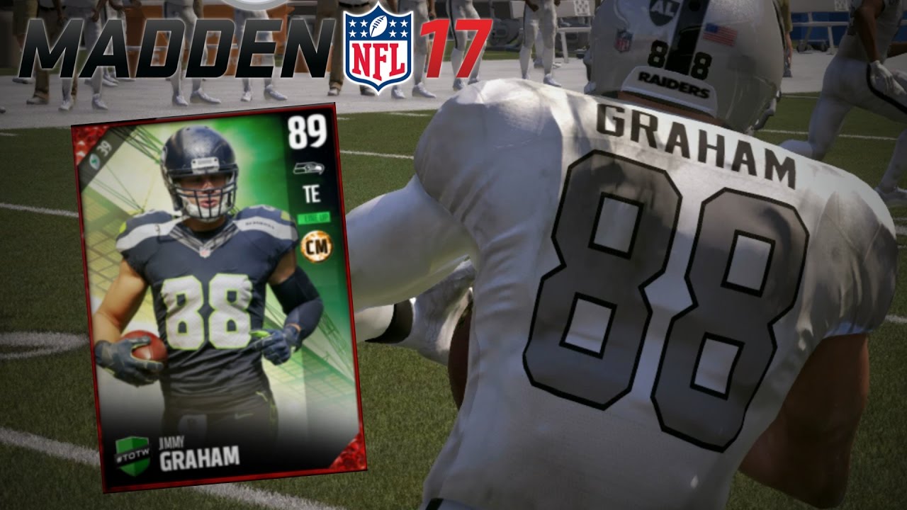 MUT 17 | TOTW Jimmy Graham Debut, He's a Bad Man!! | Madden 17 Ultimate Team #12