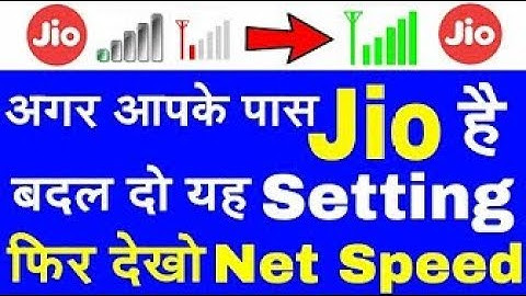 Secret Setting to Increase Jio Internet Speed on Android Mobile For All Sim Cards HD