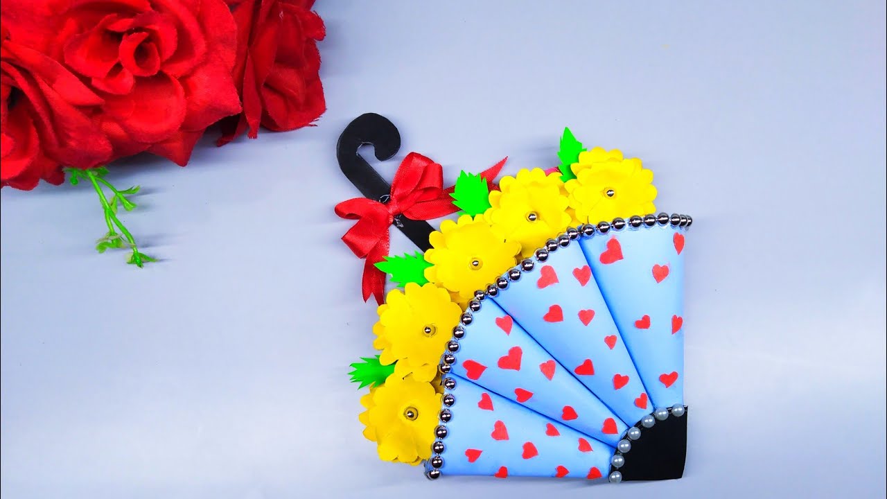 How to make Umbrella Birthday cards\Beautiful Handmade Birthday cards idea.