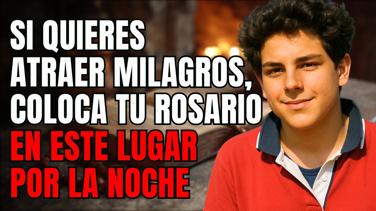 CARLO ACUTIS: SI QUIERES ATRAER MILAGROS, COLOCA TU ROSARIO EN ESTE LUGAR POR LA NOCHE