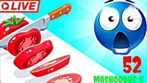 #52 part  #virel live perfect slice live - fruit cutting| game play |and enjoy the game |🍓🎮