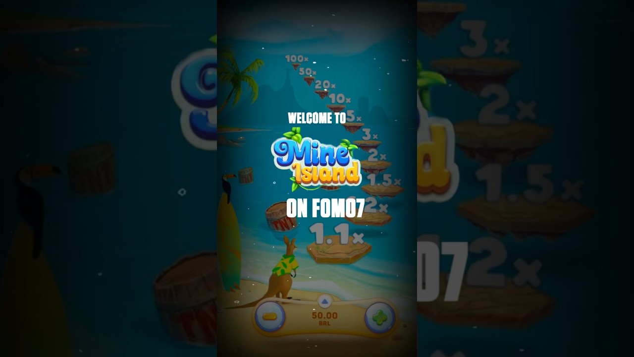 How to Play Mine Island game on Fomo7 | Jump, Collect & Cash Out Smart!