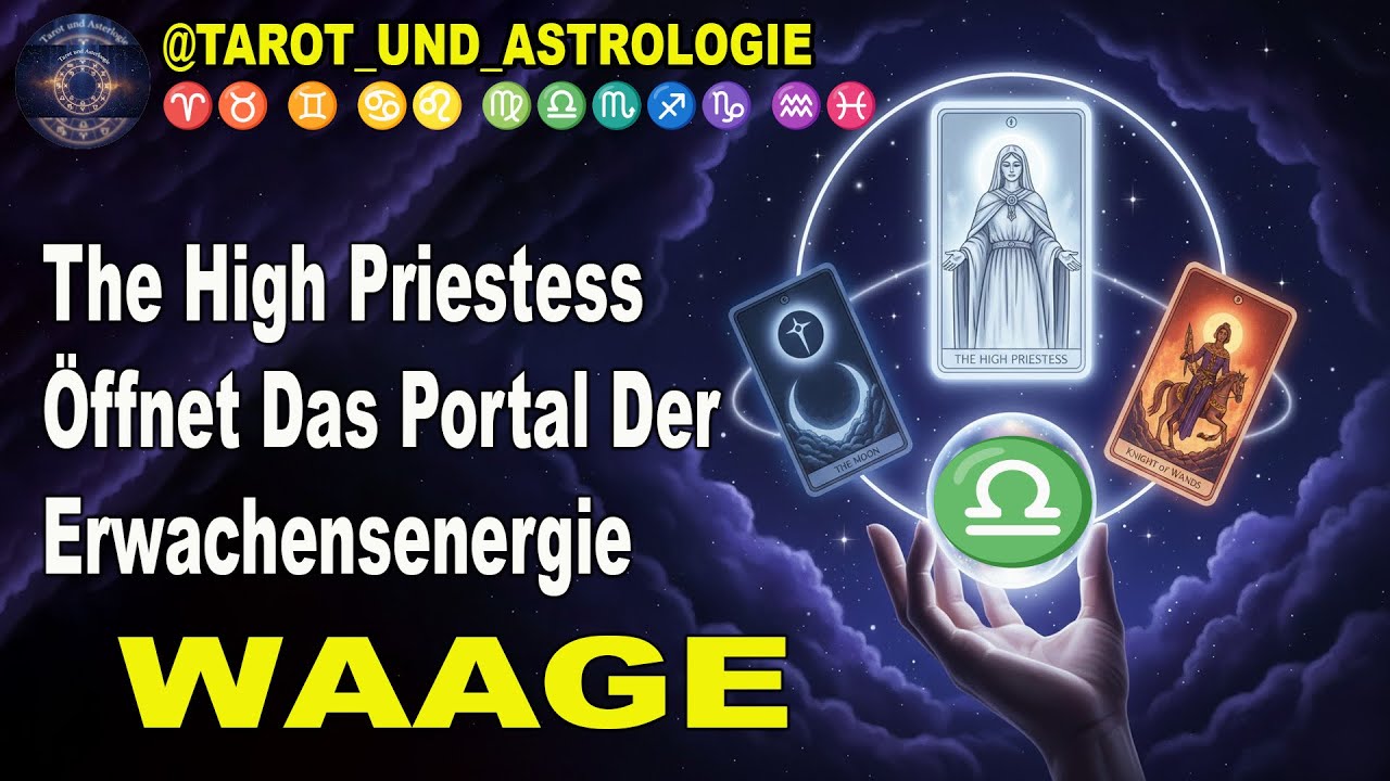 WAAGE ♎The High Priestess Öffnet Das Portal Der Erwachensenergie