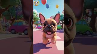 Dog Song for Kids 🐕 | Dog Running in the Street | Nursery Rhymes &amp; Baby Songs