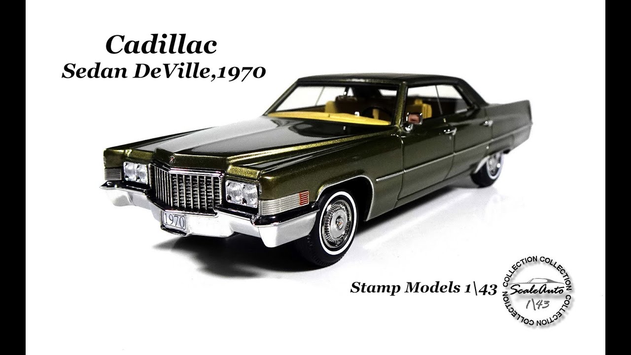 ミニカー Stamp Models Cadillac Sedan DeVille Stamp Models 1# Cadillac Sedan DeVille 1970 - YouTube