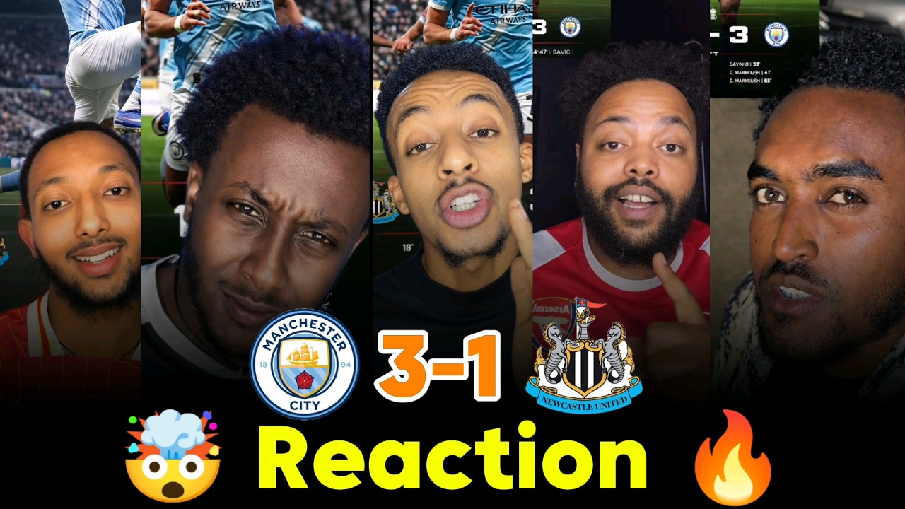 ወሳኙን ጨዋታ Manchester City 3-1 Newcastleን ካሸነፈ በኃላ ታዋቂ ቲክቶከሮች ምን አሉ? #mensurabdulkeniofficial