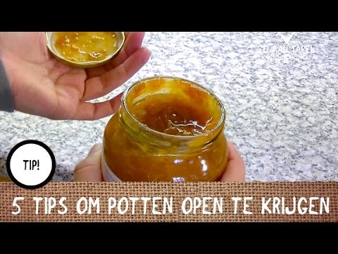 Video: Hoe Open Je Een Glazen Pot?