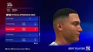 How to create Derek Jeter in MLB The Show 22