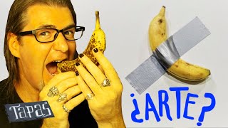 120000 DOLARES POR UNA BANANA EN ART BASEL MIAMI. PLÁTANO CATTELAN ARTE HAMPARTE