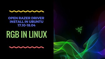 Razer Driver RGB Keyboard installs video.