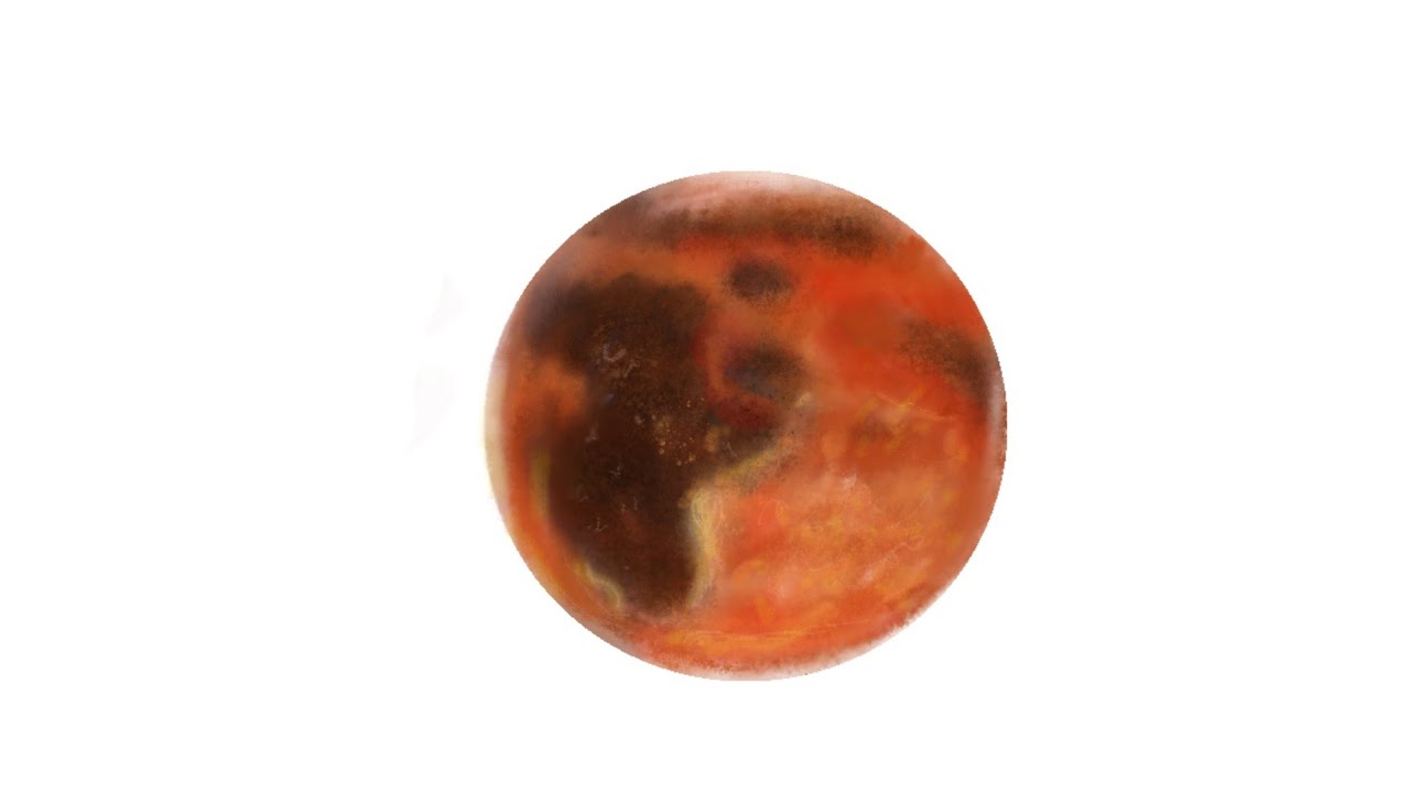 How to Draw Mars | Digital Art in PENUP (Samsung Tab S10 FE)