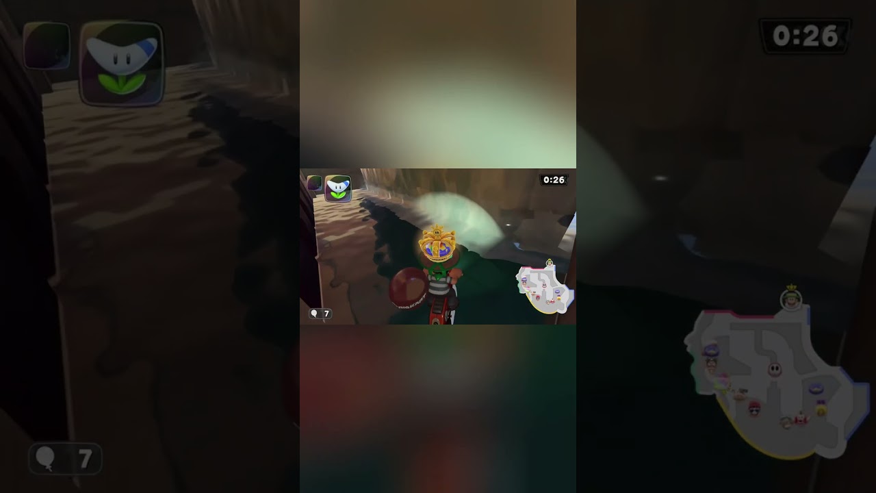 Waterfall hideout during battle. 