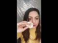 Bioderma micellar water demo| Bioderma H2O Sensibio| shorts