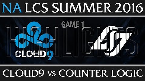 Cloud 9 vs CLG Highlights, Game 1 NA LCS Week 7 Day 3 Summer 2016 - C9 vs CLG G1