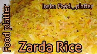 Delicious Zarda Rice | Food Platter